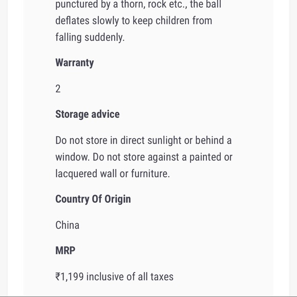 Kids Hopper Ball by Decathlon in Pink Colour, size 60 cm - Picture 8 of 9